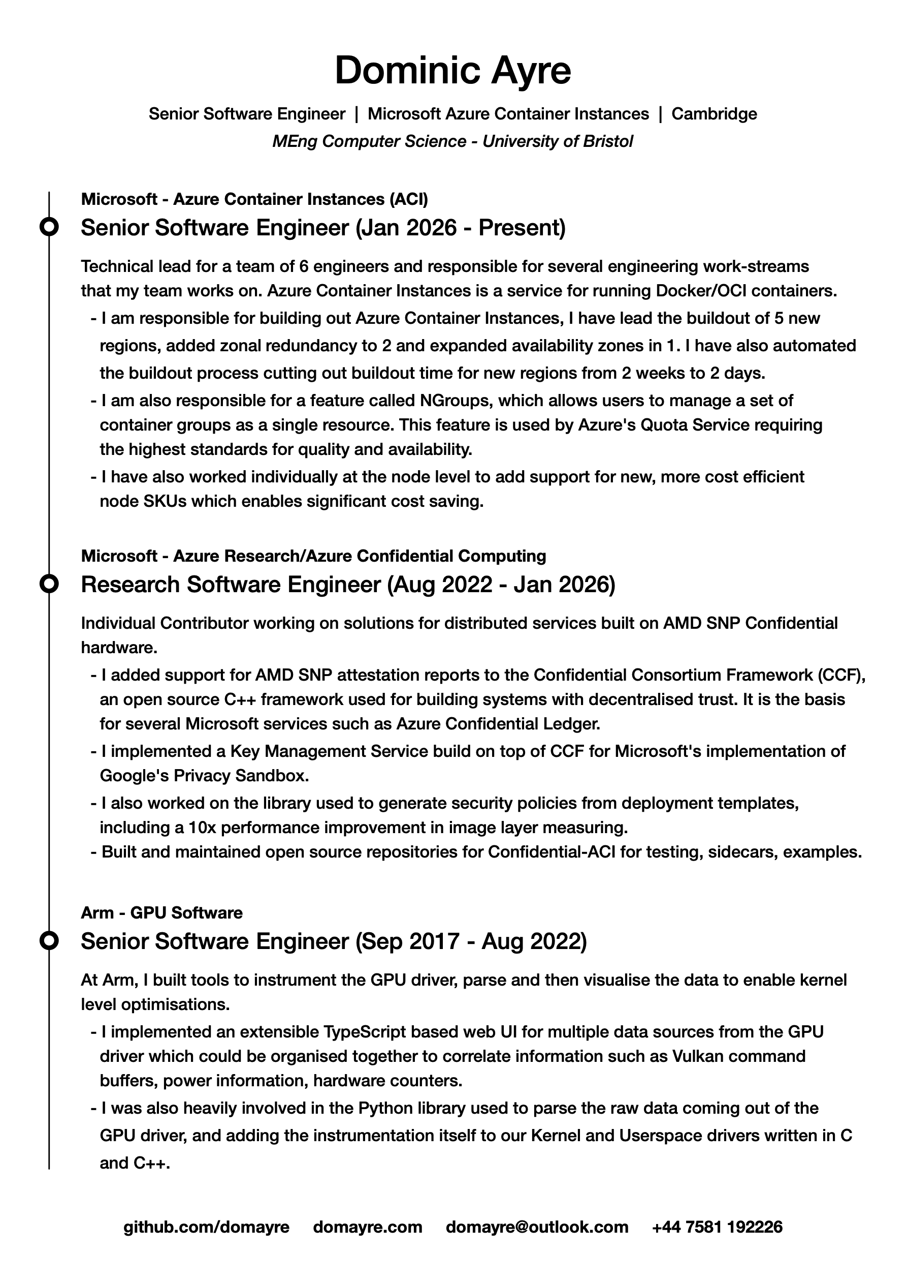 Preview of my October 2026 CV. The original PDF is linked below.