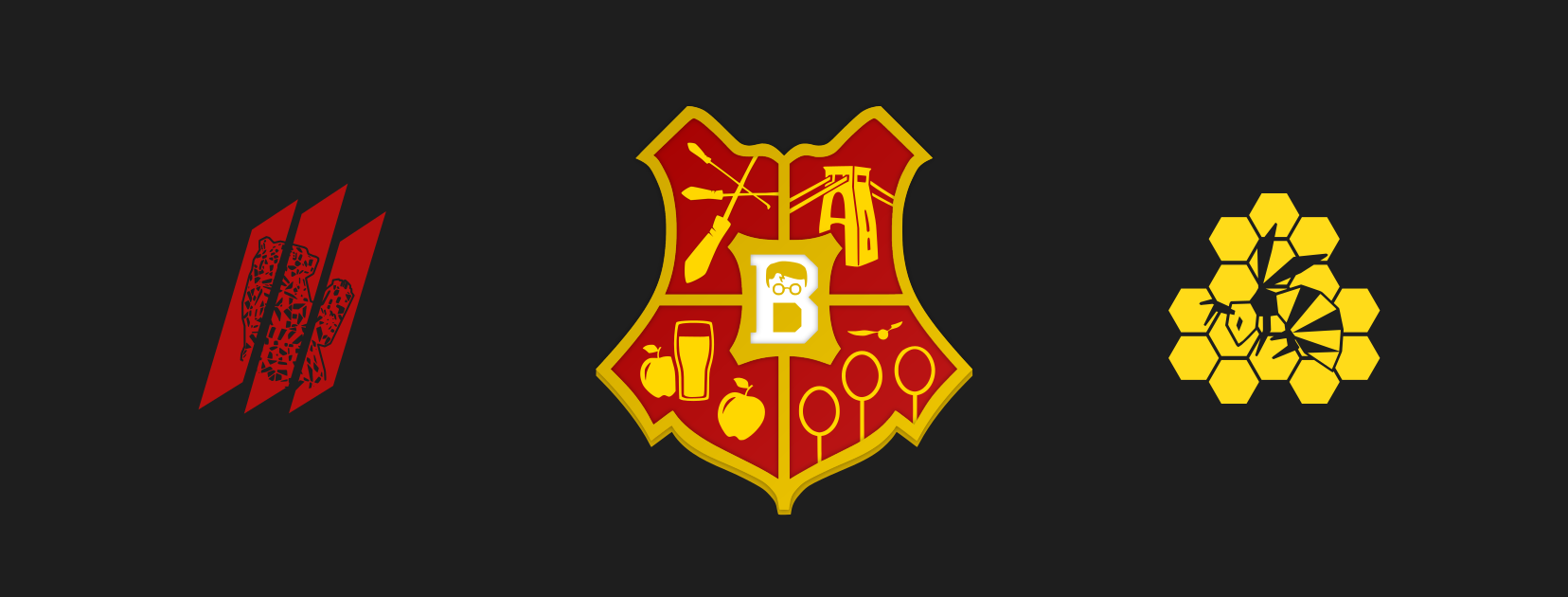 A collection of Bristol Quidditch Club branding and graphics.