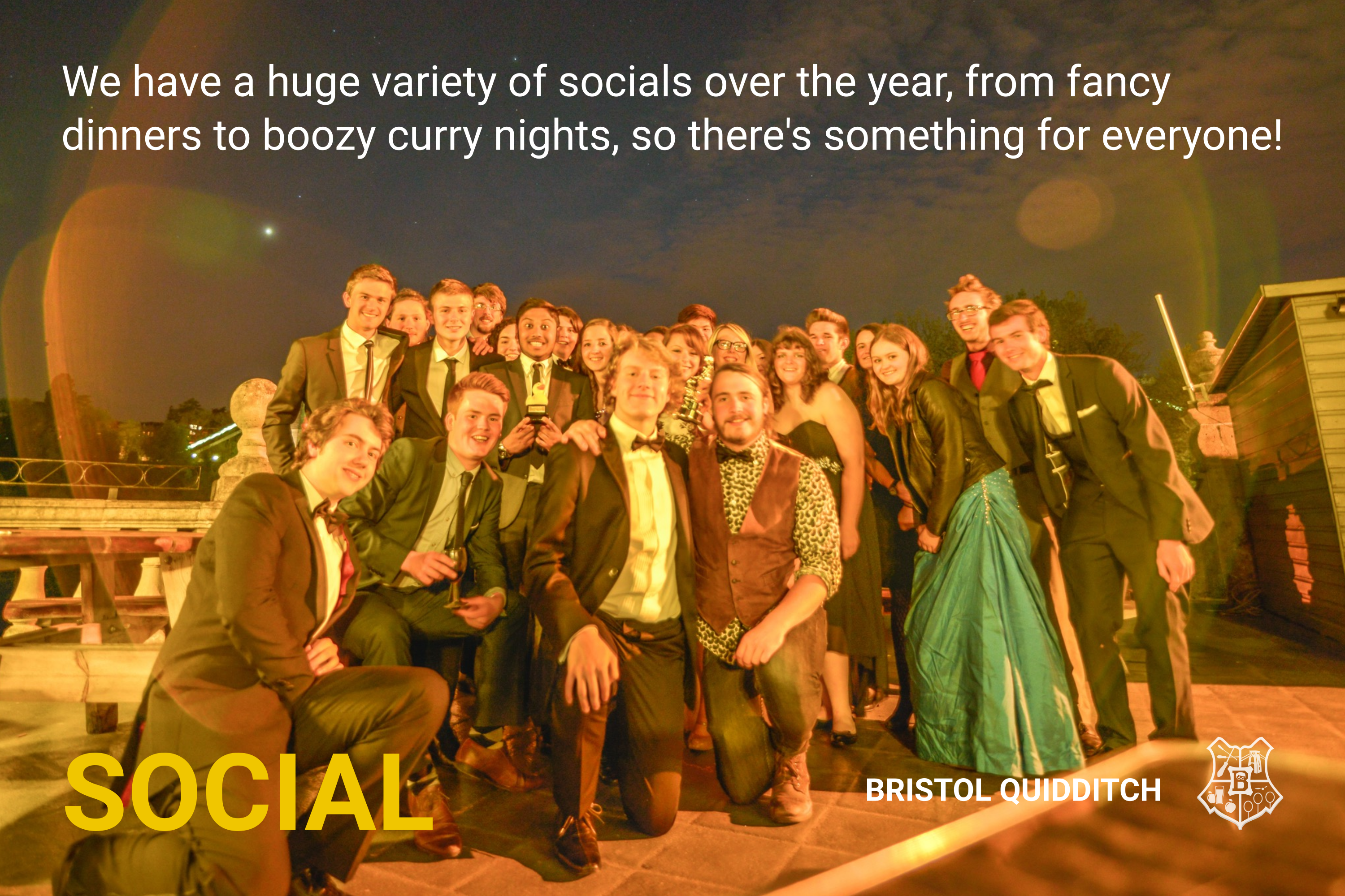 Club artwork about its social community.